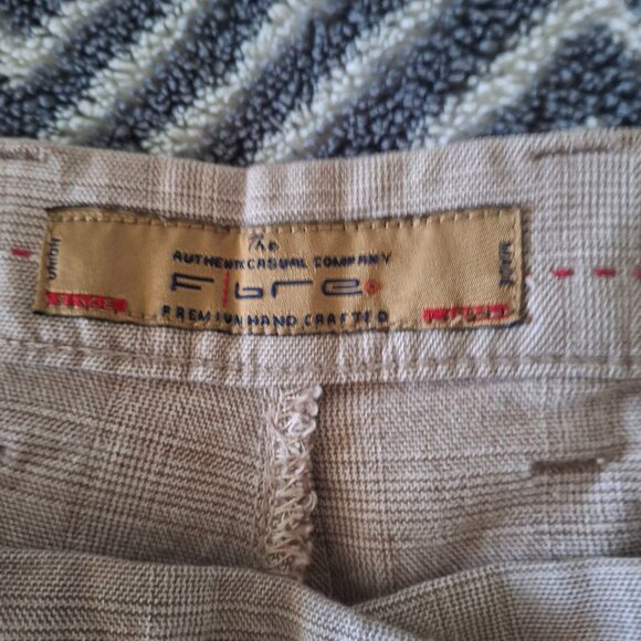 FIBRE Men's Light Beige Cotton Ankle Fit Pants - Size 34" (85cm) - Made in India - Picture 8 of 10